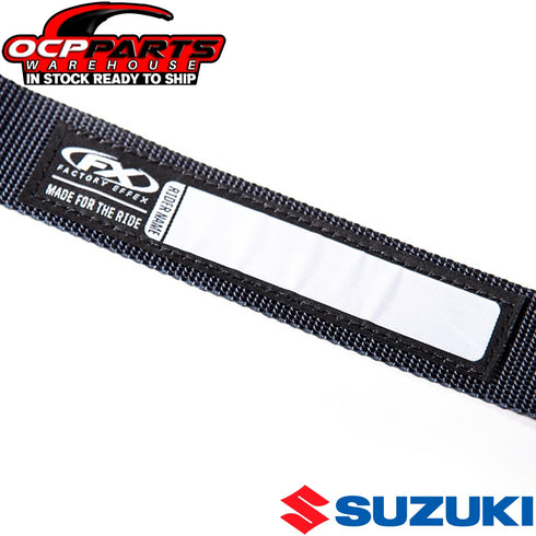 NEW OEM GENUINE SUZUKI 1.5" YELLOW PREMIUM TIE-DOWN STRAPS SET 990A0-99010-YEL